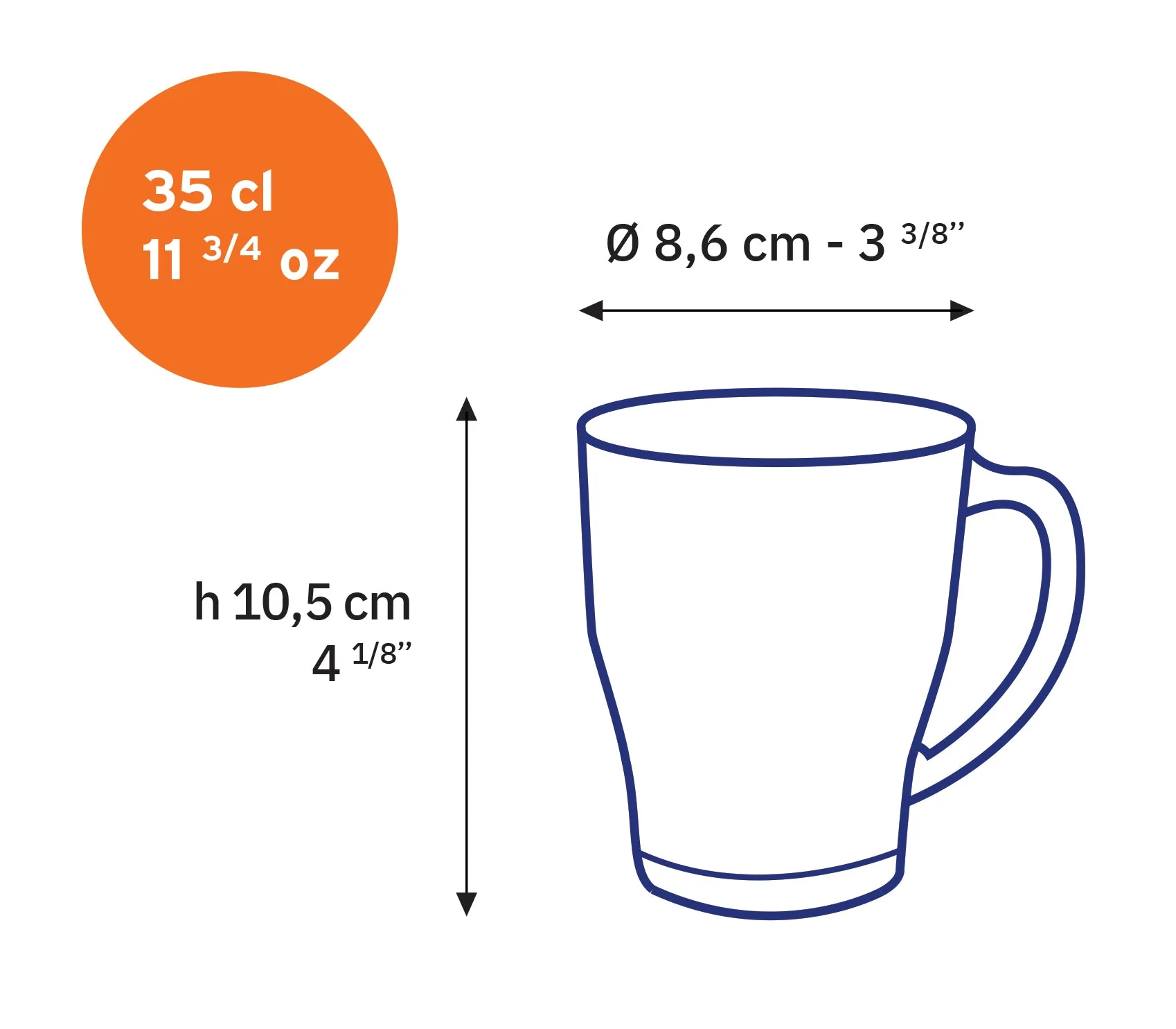 Cosy Glass Mug - Set of 6 - Final Sale - Image 2