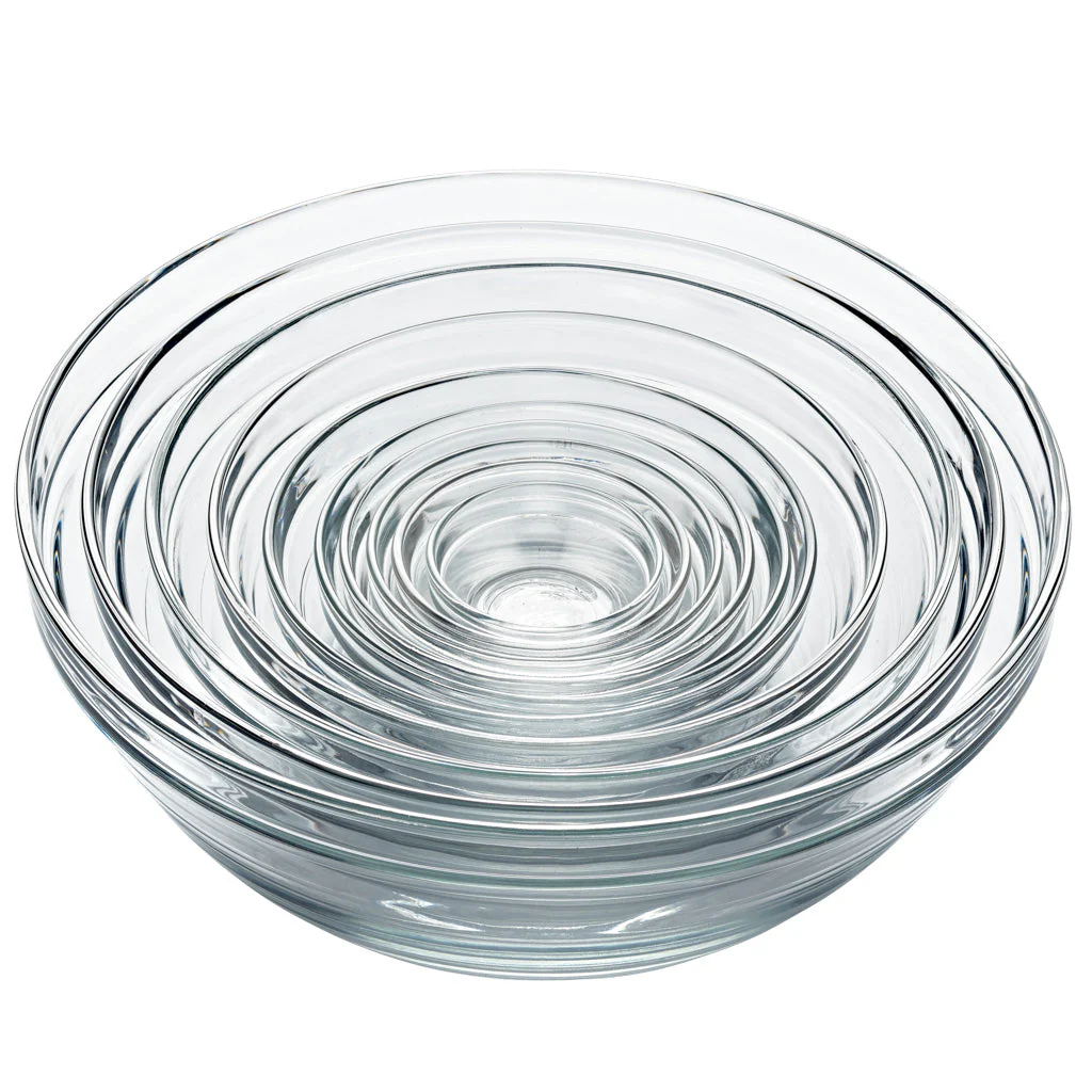Le Gigogne® Clear Stackable Glass Bowl Set - Set of 10 - Image 2