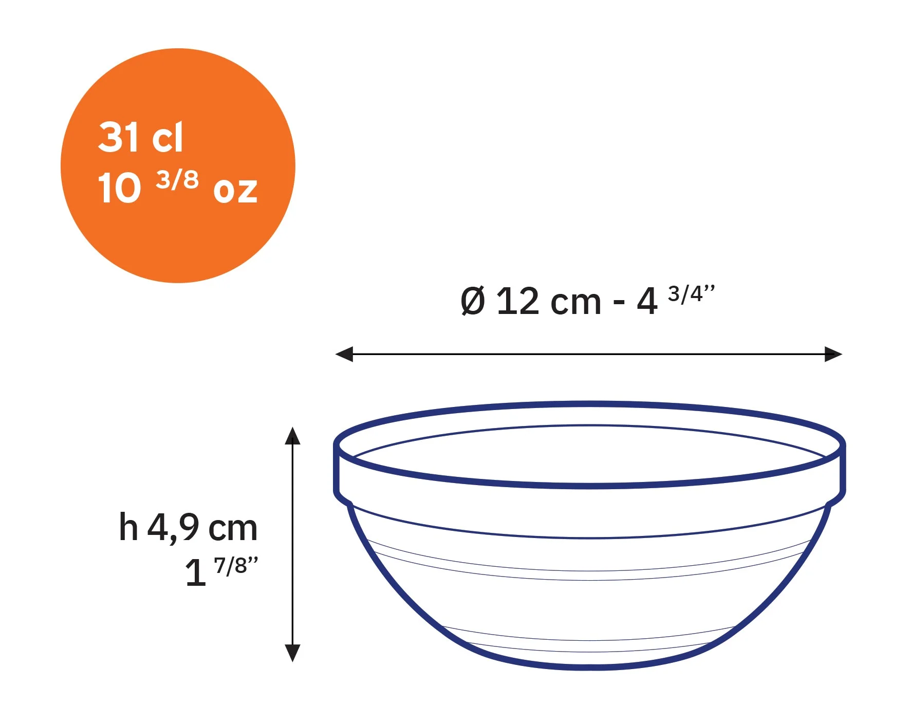 Le Gigogne® Clear Stackable Glass Bowl Set - Set of 10 - Image 7