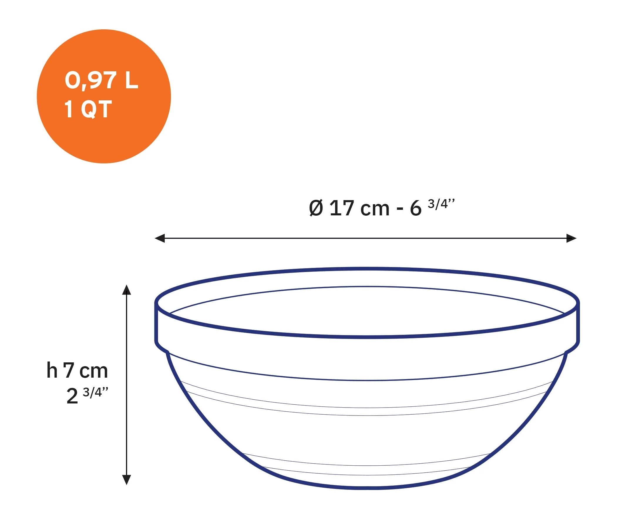 Le Gigogne® Clear Stackable Glass Bowl Set - Set of 9 - Image 10
