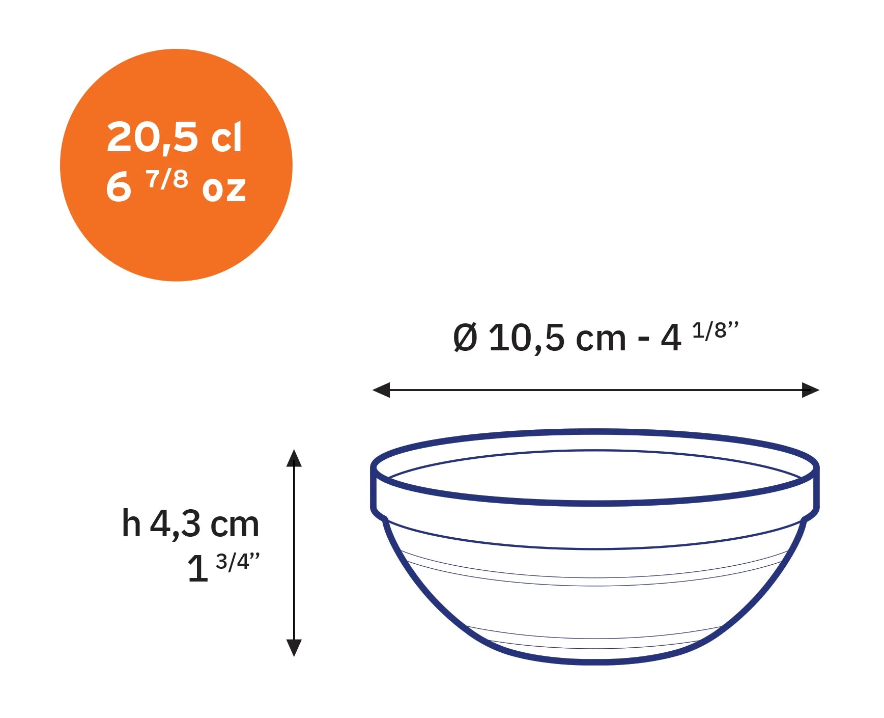 Le Gigogne® Clear Stackable Glass Bowl Set - Set of 9 - Image 7