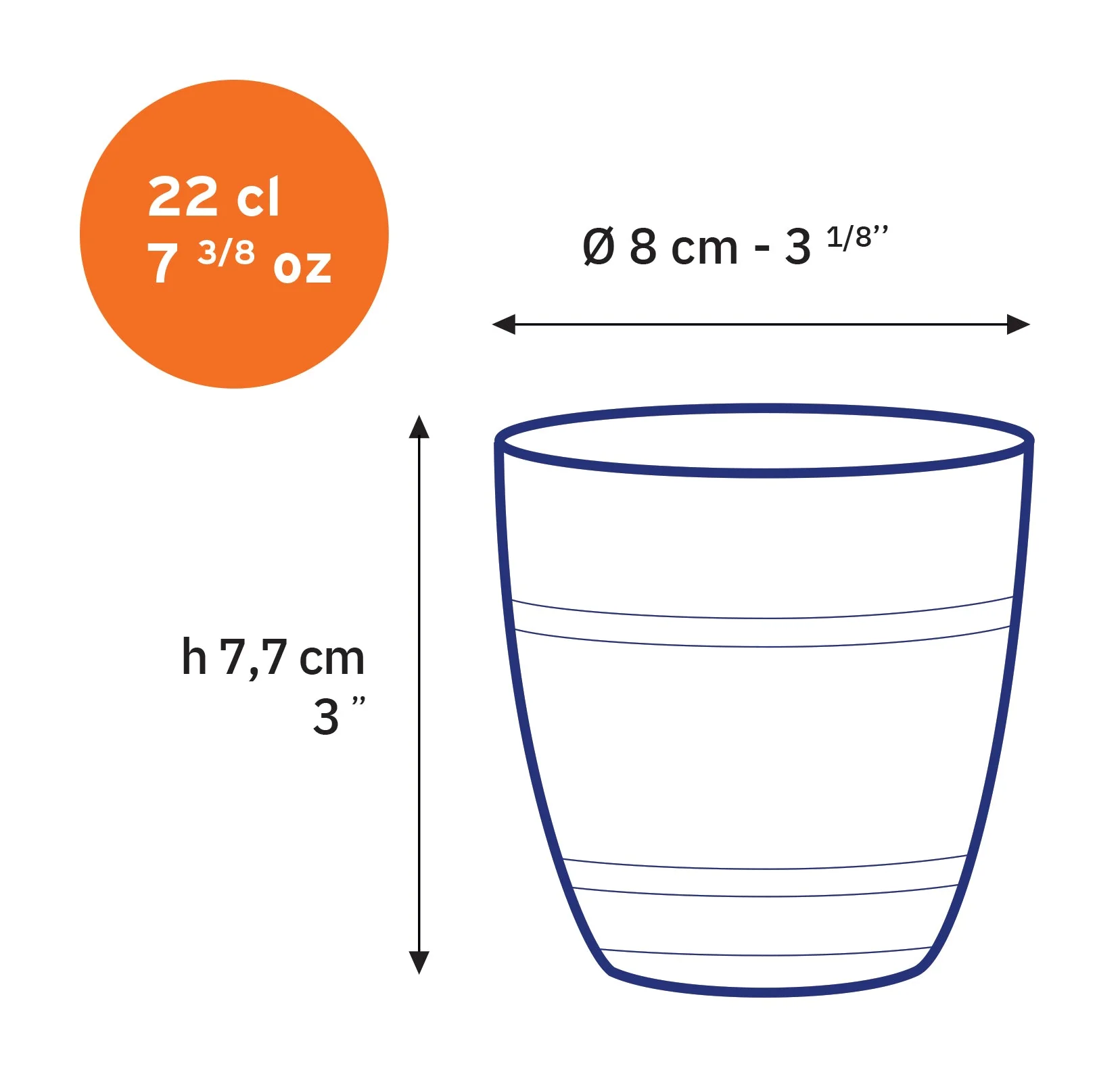 Le Gigogne® Glass Tumblers - Set of 6 - Image 11