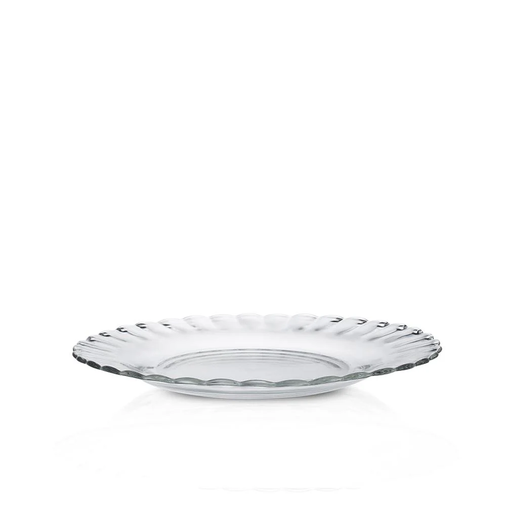Le Picardie® Glass Dinnerware Dessert Plate 8 1/8" - Set of 6