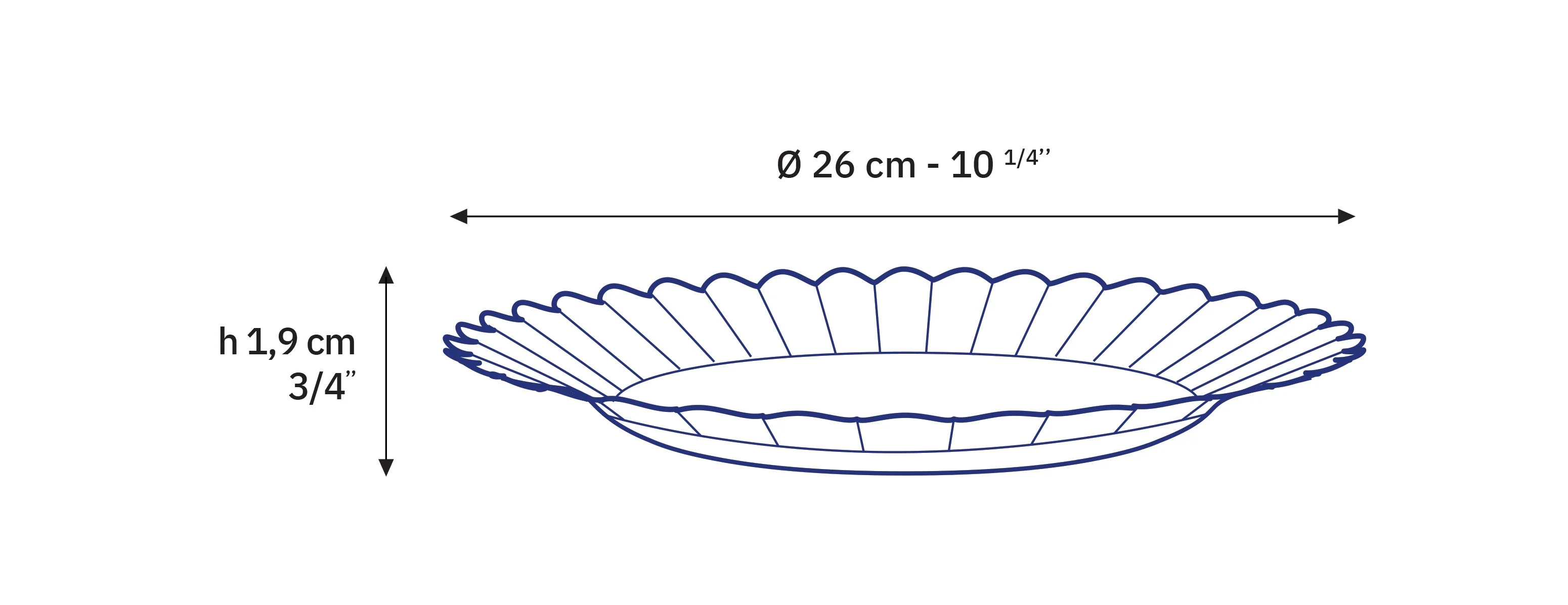 Le Picardie® Glass Dinnerware Dinner Plate 10.25" - Set of 6 - Image 5