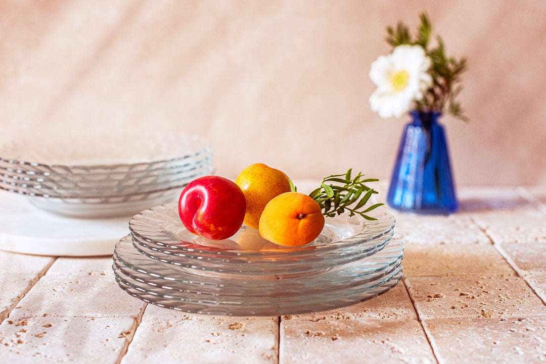 Le Picardie® Glass Dinnerware Dinner Plate Plate 9" - Set of 6 - Image 3