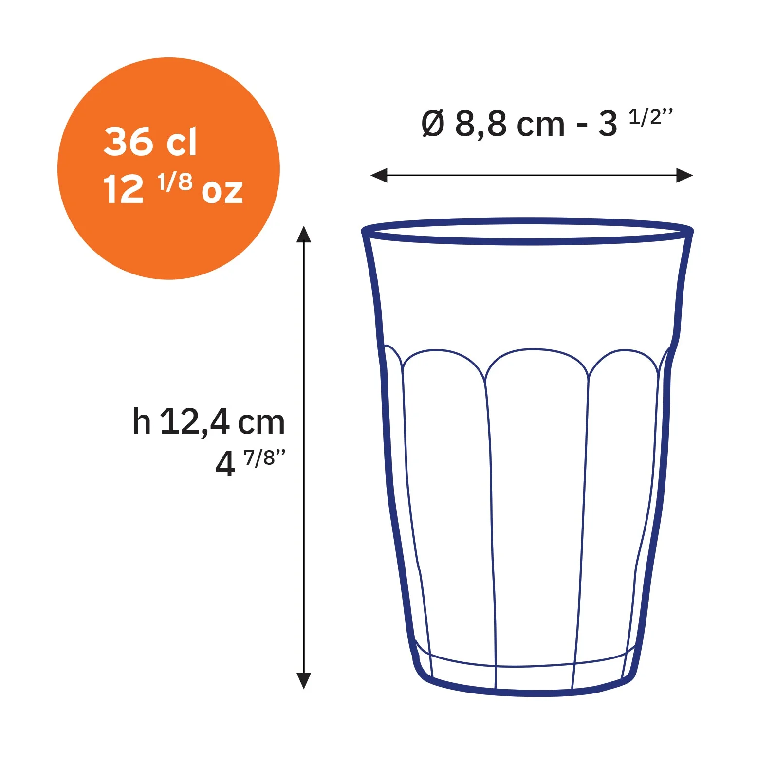 Le Picardie® Marine Glass Tumbler - Set of 6 - Image 8