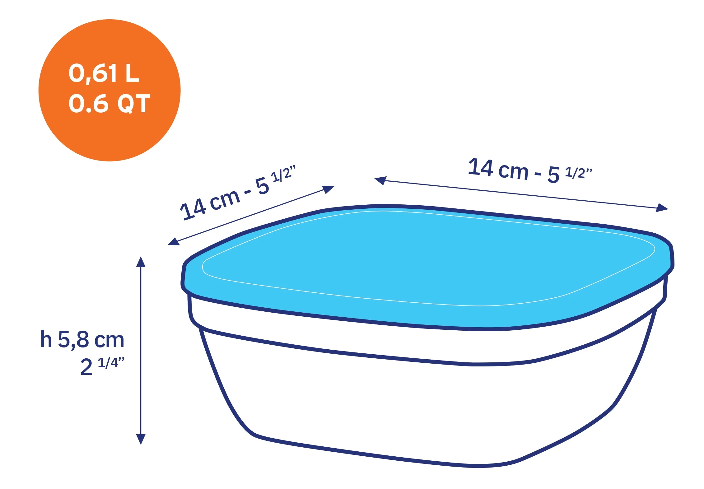 Freshbox Glass Square Bowl Sets (with lids) - Final Sale - Image 8