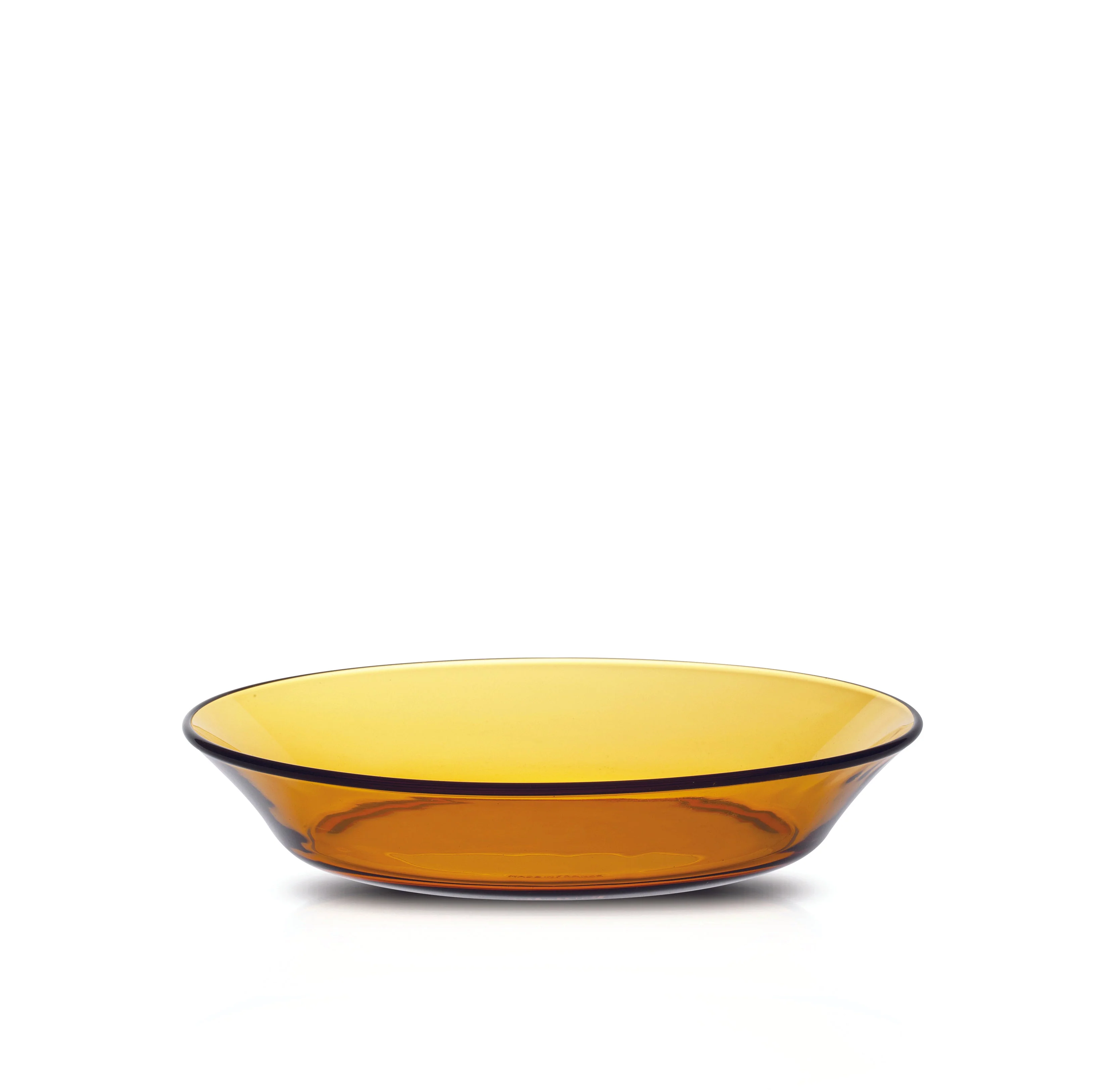 Lys Amber Glass Soup Bowl - Set of 6