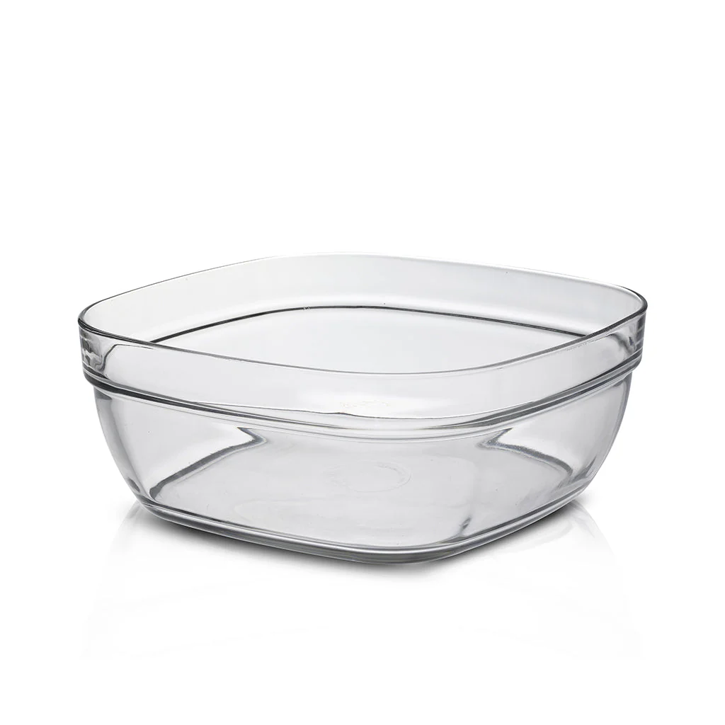 Lys Glass Square Bowl - Set of 6