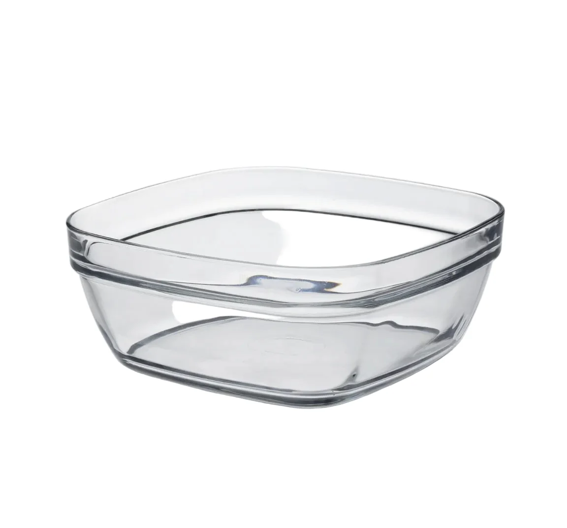 Lys Glass Square Bowl - Set of 6 - Image 2