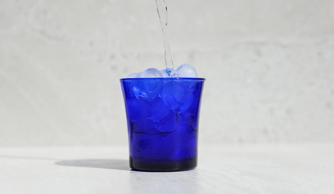 Lys Sapphire Glass Tumbler 7 oz - Set of 6 - Image 2