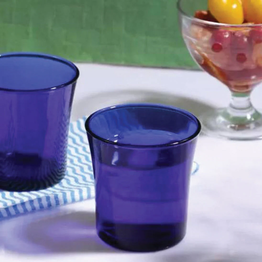 Lys Sapphire Glass Tumbler 7 oz - Set of 6 - Image 3