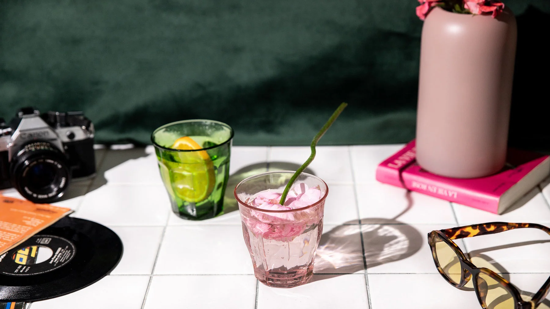 Le Picardie® Mix & Match Color Glass Tumbler Set 8.38oz - Set of 4 - Image 3